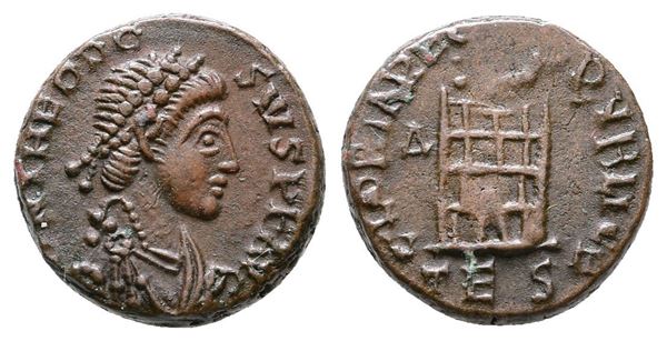 Theodosius I (379-395). Æ (12mm, 1.81g).