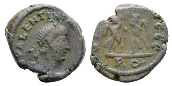 Valentinian III (425-455). Æ (12mm, 1.43g).