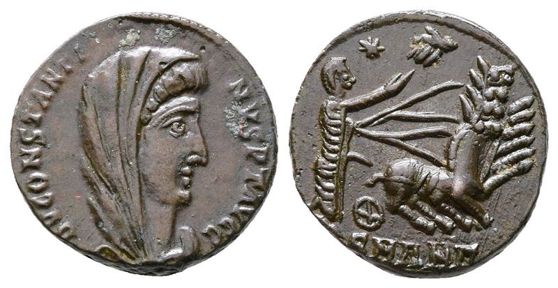 Divus Constantine i (died 337). Æ (15mm, 1.83g).
