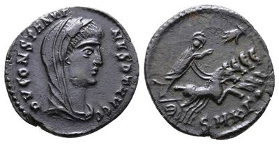 Divus Constantine i (died Ad 337). Æ (17mm, 1.59g).