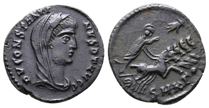 Divus Constantine i (died Ad 337). Æ (17mm, 1.59g).