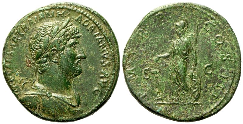 Hadrian (117-138), Sestertius, Rome, Ad 119-123; Æ (g 23,13; MM 33)