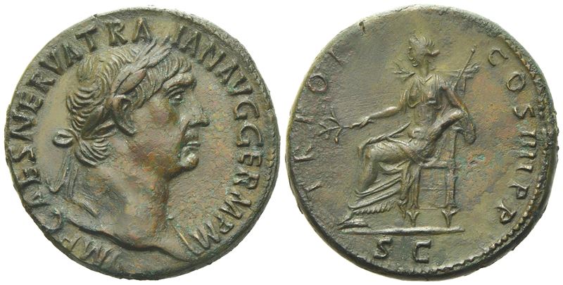 Trajan (98-117), Sestertius, Rome, Ad 101-102; Æ (g 25,13; MM 33)