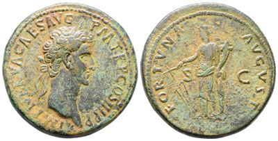 Nerva (96-98). Æ Sestertius (35mm, 26.60g).