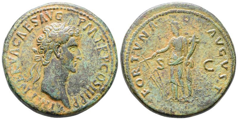 Nerva (96-98). Æ Sestertius (35mm, 26.60g).