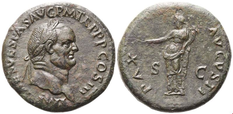 Vespasian (69-79), Sestertius, Rome, AD 71; Æ (g 24,86; mm 32)