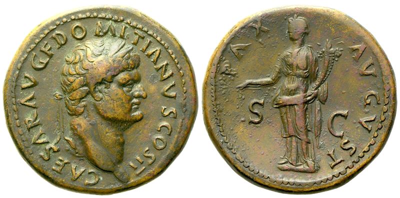 Domitian Caesar, Sestertius Struck Under Vespasian, Rome, Ad 73-74; Æ (g 28,45; MM 33)
