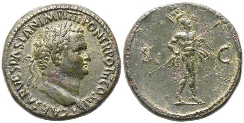 Titus Caesar, Sestertius struck under Vespasian, Rome, AD 72-73; Æ (g 25,35; mm 32)
