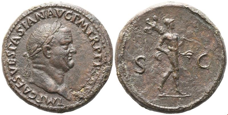 Vespasian (69-79), Sestertius, Rome, AD 71; Æ (g 27,74; mm 34)