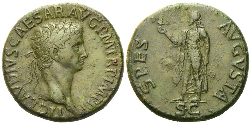 Claudius (41-54), Sestertius, Rome, c. AD 50-54; Æ (g 27,81; mm 34)