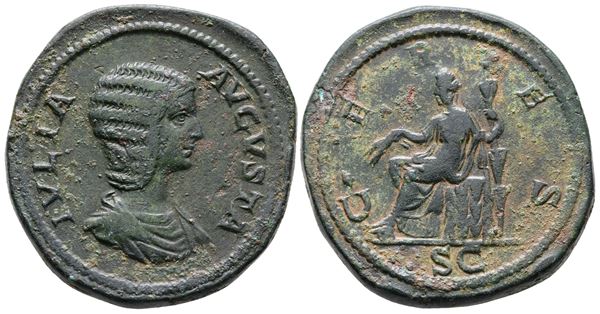 Julia Domna (Augusta, 193-217). Æ Sestertius (36mm, 29.25g).