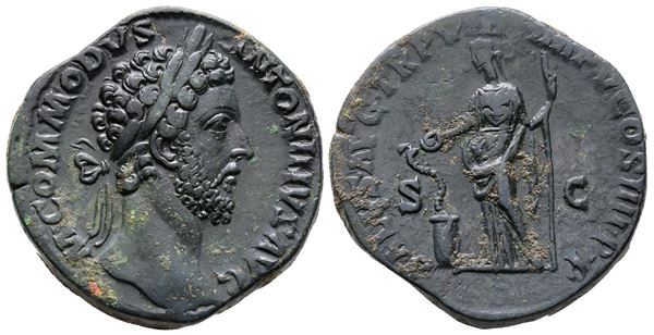 Commodus (177-192). Æ Sestertius (31mm, 22.40g).