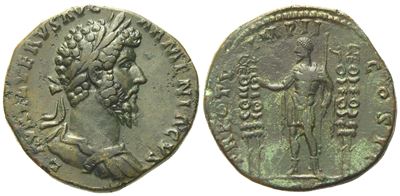 Lucius Verus (161-169), Sestertius, Rome, Ad 164-165; Æ (g 27,00; MM 31)