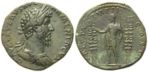 Lucius Verus (161-169), Sestertius, Rome, AD 164-165; Æ (g 27,00; mm 31)