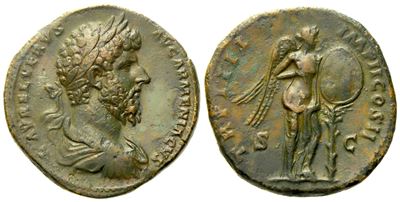 Lucius Verus (161-169), Sestertius, Rome, C. Ad 163-164. Æ (g 27; MM 32,5)