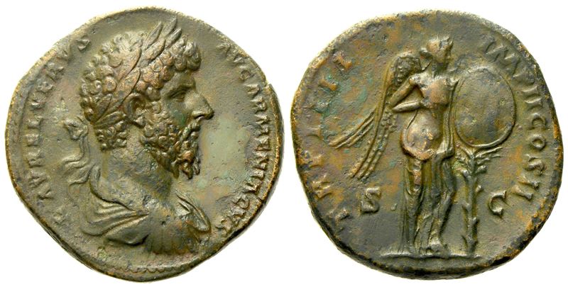 Lucius Verus (161-169), Sestertius, Rome, C. Ad 163-164. Æ (g 27; MM 32,5)
