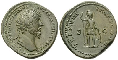 Marcus Aurelius (161-180), Sestertius, Rome, Ad 163-164; Æ (g 31,92; MM 33)