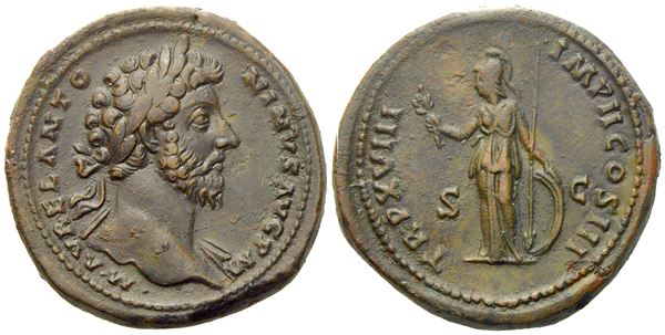 Marcus Aurelius (161-180), Sestertius, Rome, AD 163-164; Æ (g 34,57; mm 33)