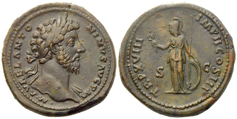 Marcus Aurelius (161-180), Sestertius, Rome, Ad 163-164; Æ (g 34,57; MM 33)