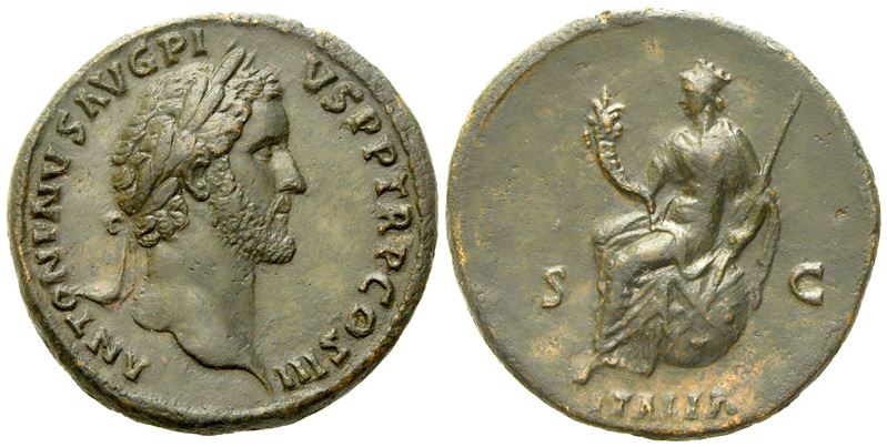 Antoninus Pius (138-161), Sestertius, Rome, Ad 140-144; Æ (g 22,10; MM 33)