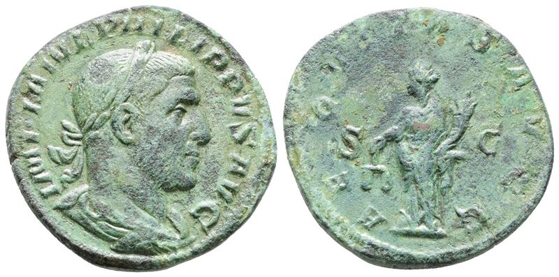 Philip i (244-249). Æ Sestertius (30mm, 14.95g).