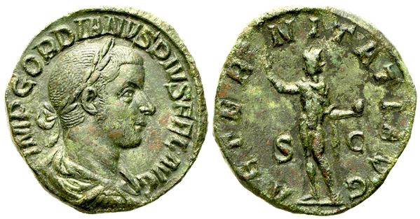 Gordian III (238-244), Sestertius, Rome, AD 241-243; Æ (g 20,30; mm 28)