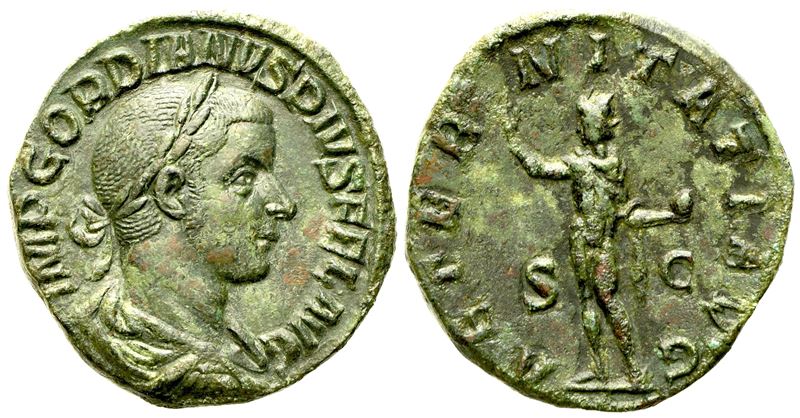 Gordian III (238-244), Sestertius, Rome, Ad 241-243; Æ (g 20,30; MM 28)