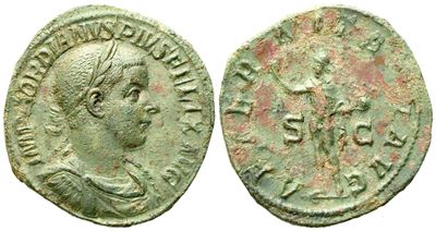 Gordian III (238-244), Sestertius, Rome, Ad 241-243; Æ (g 16,85; MM 32)