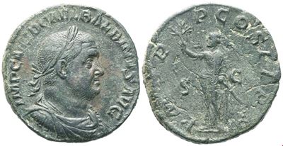 Balbinus (238) Sesterzio imperiale, bronzo (Æ), Roma, c. aprile–giugno 238