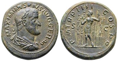 Maximinus i (235-238). Replica Of Æ Sestertius (32mm, 22.67g).