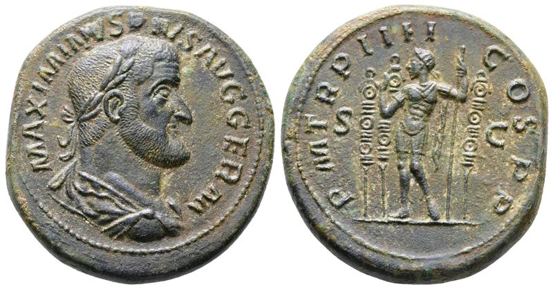 Maximinus i (235-238). Replica Of Æ Sestertius (32mm, 22.67g).