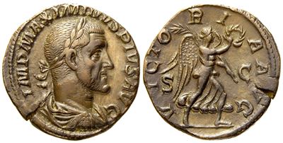 Maximinus i (235-238), Sestertius, Rome, Ad 235-236; Æ (g 20,82; MM 29)