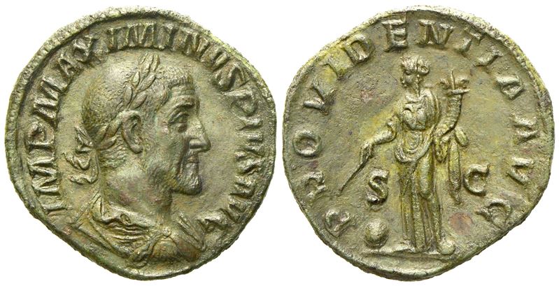 Maximinus i (235-238), Sestertius, Rome, Ad 235-236; Æ (g 16,64; MM 30)