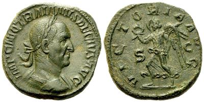 Trajan Decius (249-251), Sestertius, Rome, Ad 249-251; Æ (g 23,87; MM 30)
