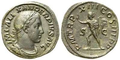 Severus Alexander (222-235), Sestertius, Rome, Ad 234; Æ (g 19,13; MM 30)