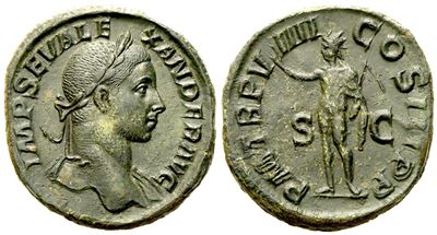 Severus Alexander (222-235), Sestertius, Rome, Ad 230; Æ (g 19,79; MM 30)