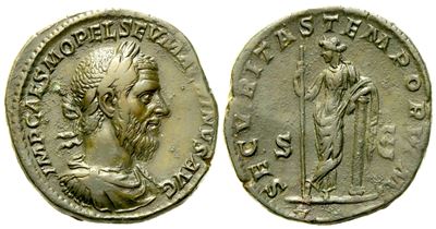 Macrinus (217-218), Sestertius, Rome, Ad 218; Æ (g 21,56; MM 30)