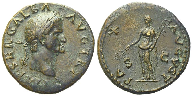 Galba (68-69), Dupondius, Rome, June-August AD 68; Æ (g 13,85; mm 28)