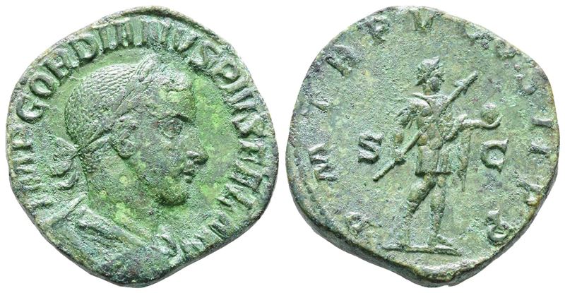 Gordian III (238-244). Æ Sestertius (28mm, 19.03g).