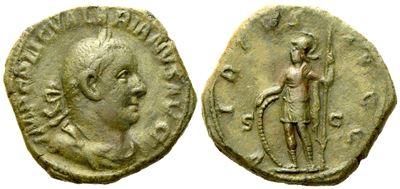Valerian i (253-260), Sestertius, Rome, Ad 254; Æ (g 20,75; MM 31)