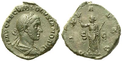 Volusian (251-253), Sestertius, Rome, Ad 251-253; Æ (g 23,00; MM 30)