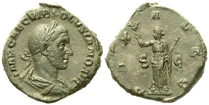Volusian (251-253), Sestertius, Rome, Ad 251-253; Æ (g 23,00; MM 30)