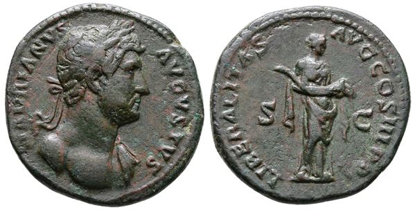 Hadrian (117-138). Æ As (27mm, 9.13g).