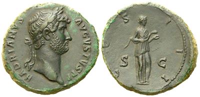 Hadrian (117-138), As, Rome, Ad 124-127; Æ (g 12,28; MM 28)