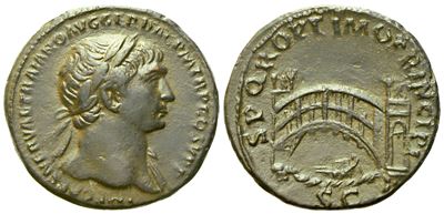 Trajan (98-117), As, Rome, Ad 103-111; Æ (g 9,35; MM 27)
