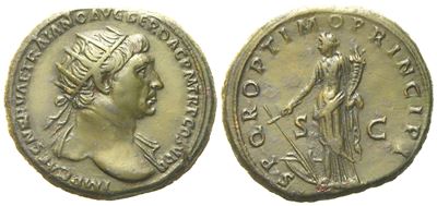 Trajan (98-117), Dupondius, Rome, Ad 103-111; Æ (g 13,37; MM 27)