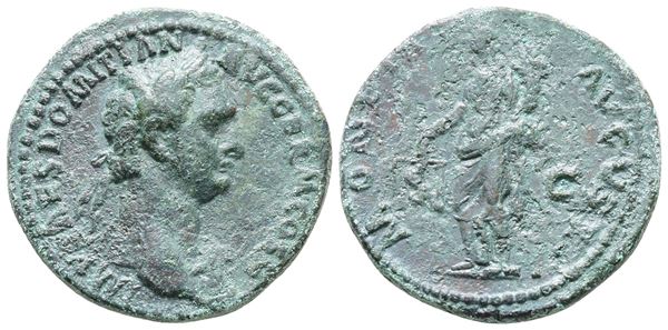 Domitian (81-96). Æ As (27mm, 10.82g).  - Auction Greek, Roman and Byzantine Coins	 - Bertolami Fine Art - Prague