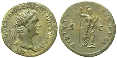 Domitian (81-96), Dupondius, Rome, Ad 92-94; Æ (g 11,85; MM 27)