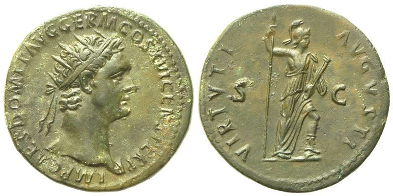 Domitian (81-96), Dupondius, Rome, Ad 92-94; Æ (g 11,85; MM 27)