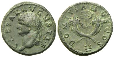 Domitian Caesar, Dupondius For The Syrian Monetary Circulation, Rome, Ad 74; Æ (g 11,66; MM 27)